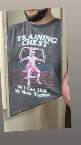 Customer photo review of Training Chest T-Shirt