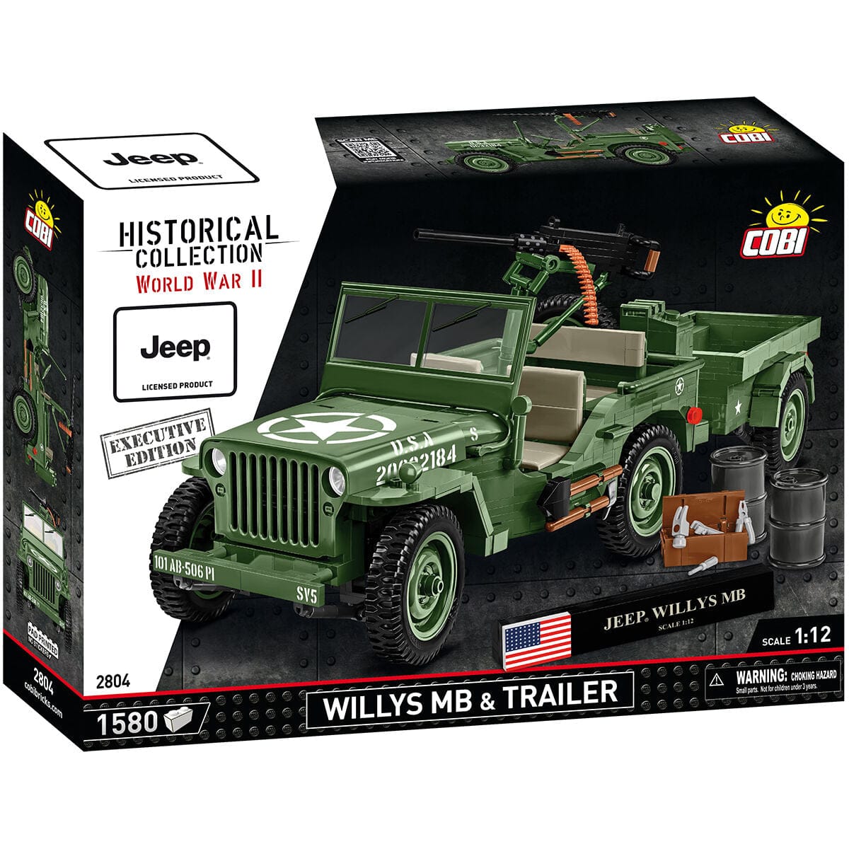 Customer photo review of COBI EXECUTIVE EDITION JEEP Willys MB & Trailer: Set #2804