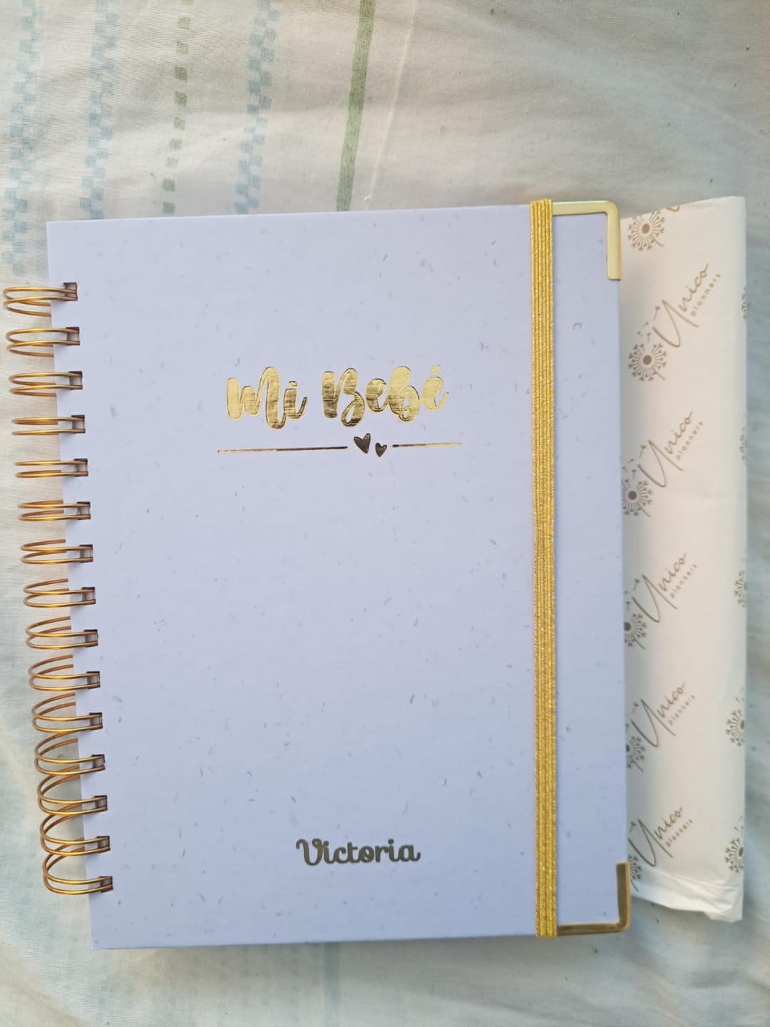 Customer photo review of Diario Único Mi Bebé