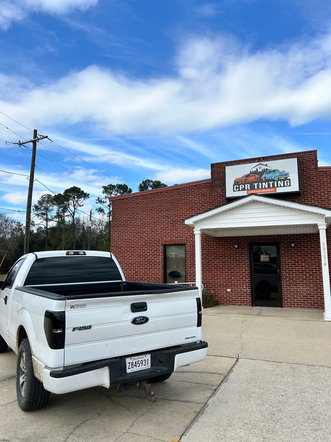 Customer photo review of Deep Black Taillight Film with Air Channel Paper Liner