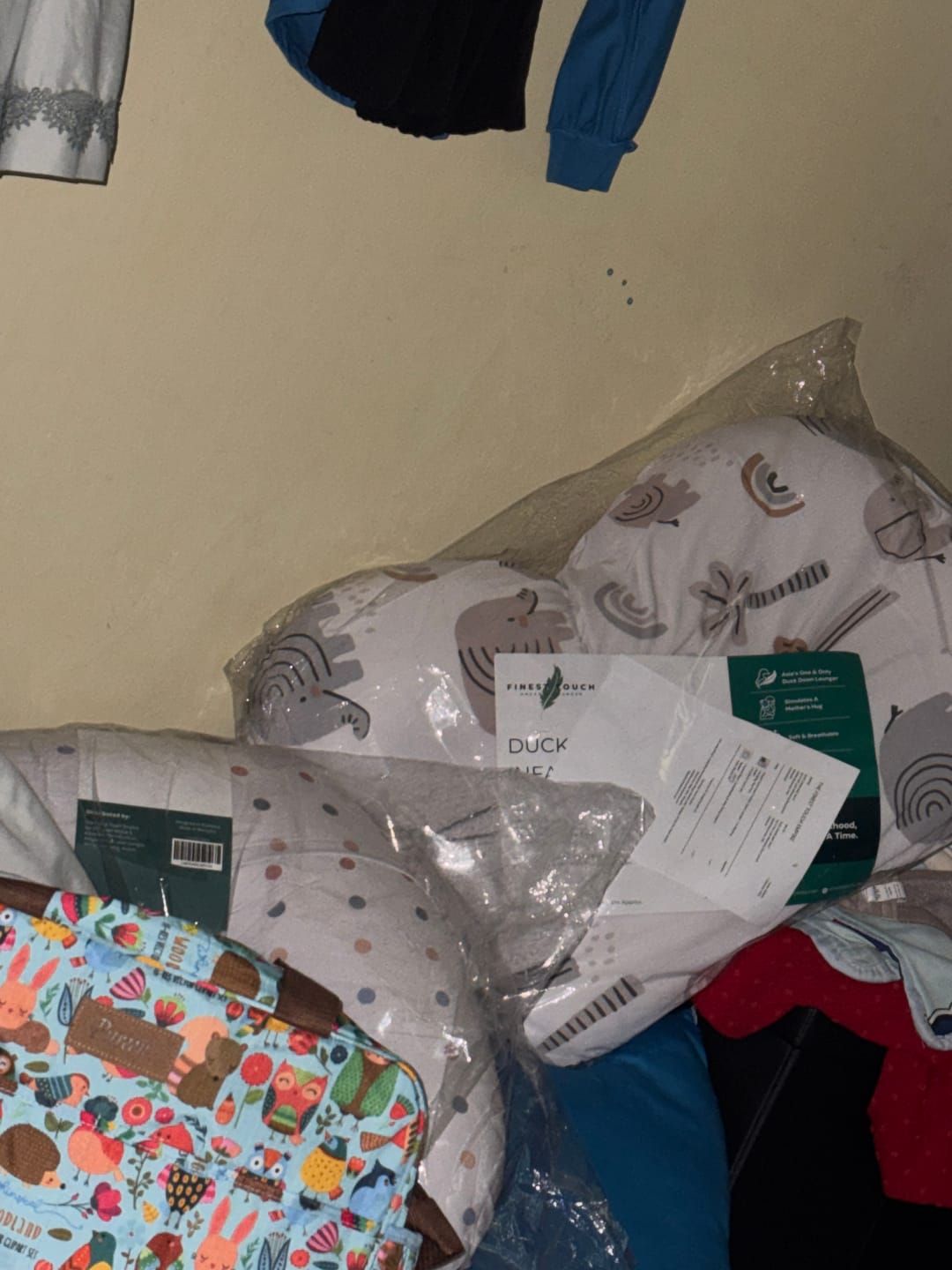 Customer photo review of Crescent Pillow | Breastfeeding & Baby Sitting Support