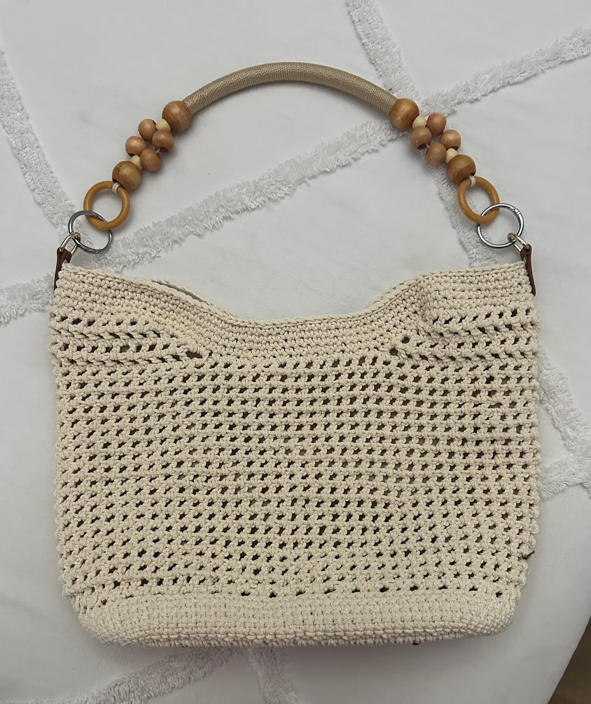 Customer photo review of CrochetPark™ Sunny Beach Tote crochet kit
