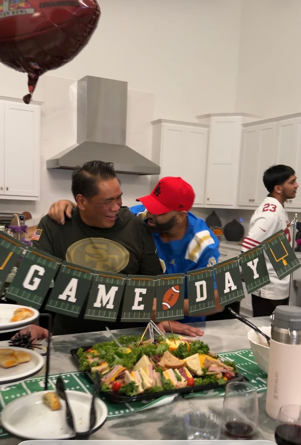 Customer photo review of Football Game Day Banner