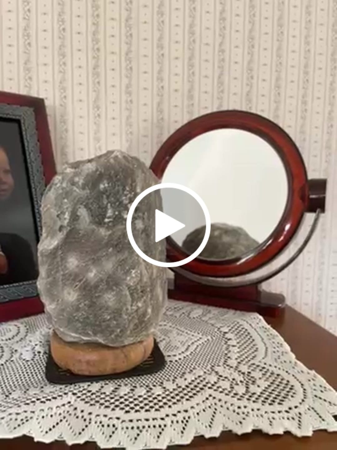 Customer video review of Rare Gray Himalayan Salt Lamp