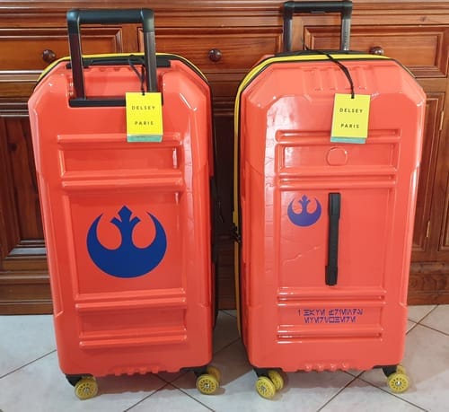 Customer photo review of Delsey Rempart 2.0 Expandable Hardside Large Spinner Suitcase - 80cm - Orange