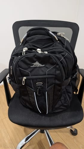 Customer photo review of High Sierra XBT Laptop Backpack - 17-Inch - Black