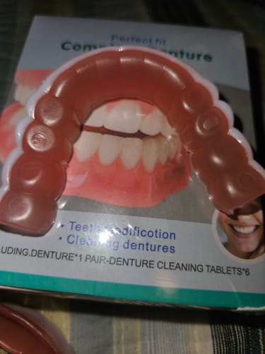 Customer photo review of 🦷  Fit Full Functional DenturesMake you more confident-Made in the USA & FDA-Certified