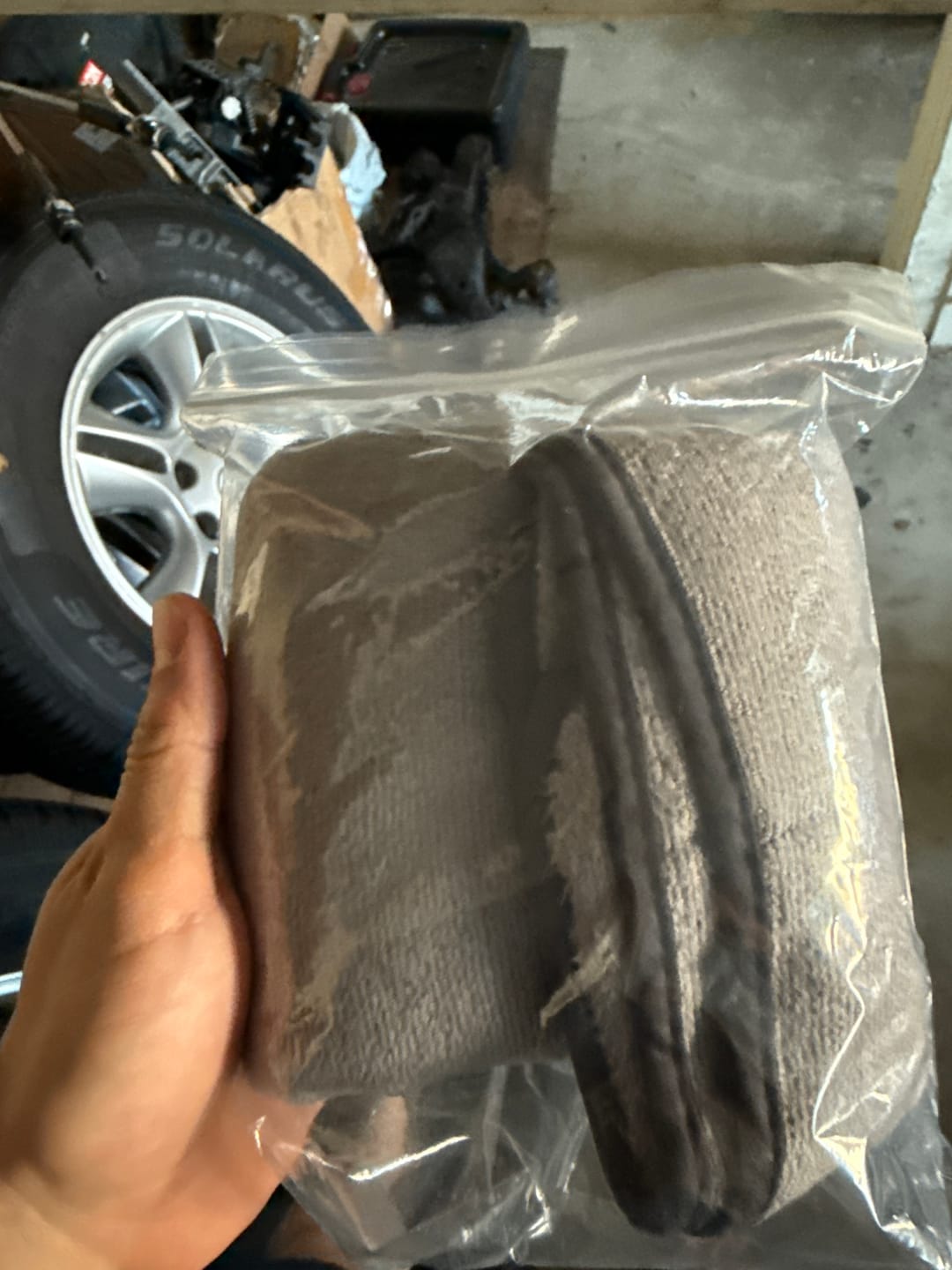 Customer photo review of Premium MicroFiber Towels (2Pack)
