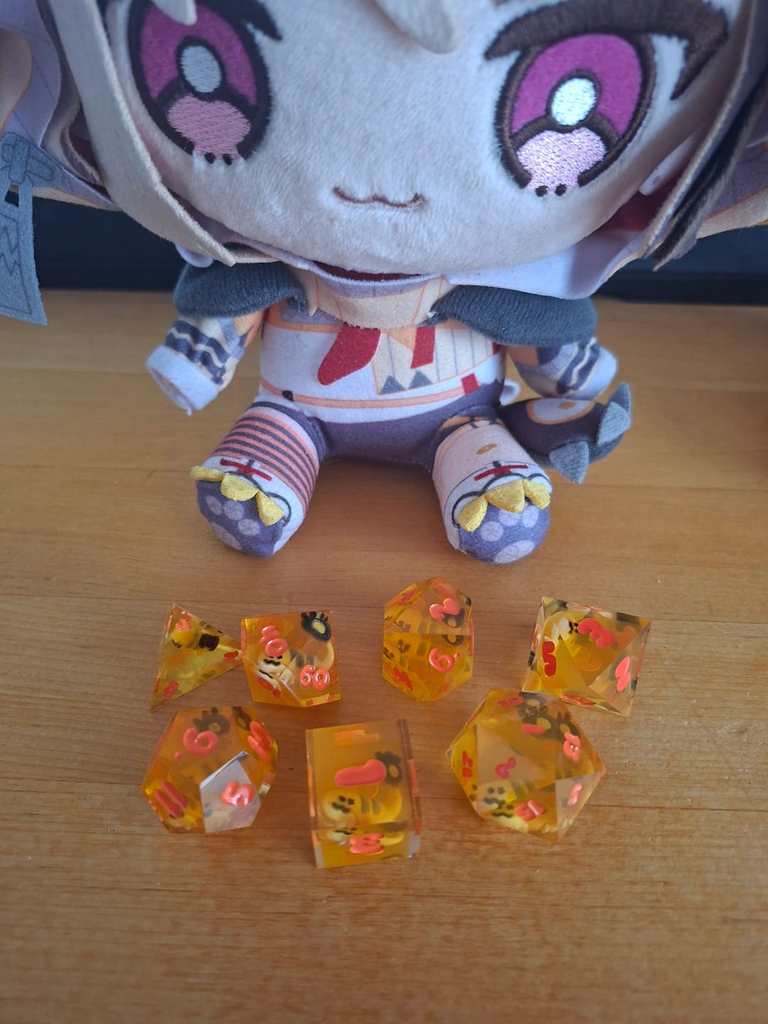 Customer photo review of PRE-ORDER | Gigi Murin Resin Dice Set | hololive English x MMG Exclusive