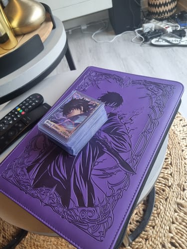 Customer photo review of Darkness Hunter 9-Pocket Trading Card Binder