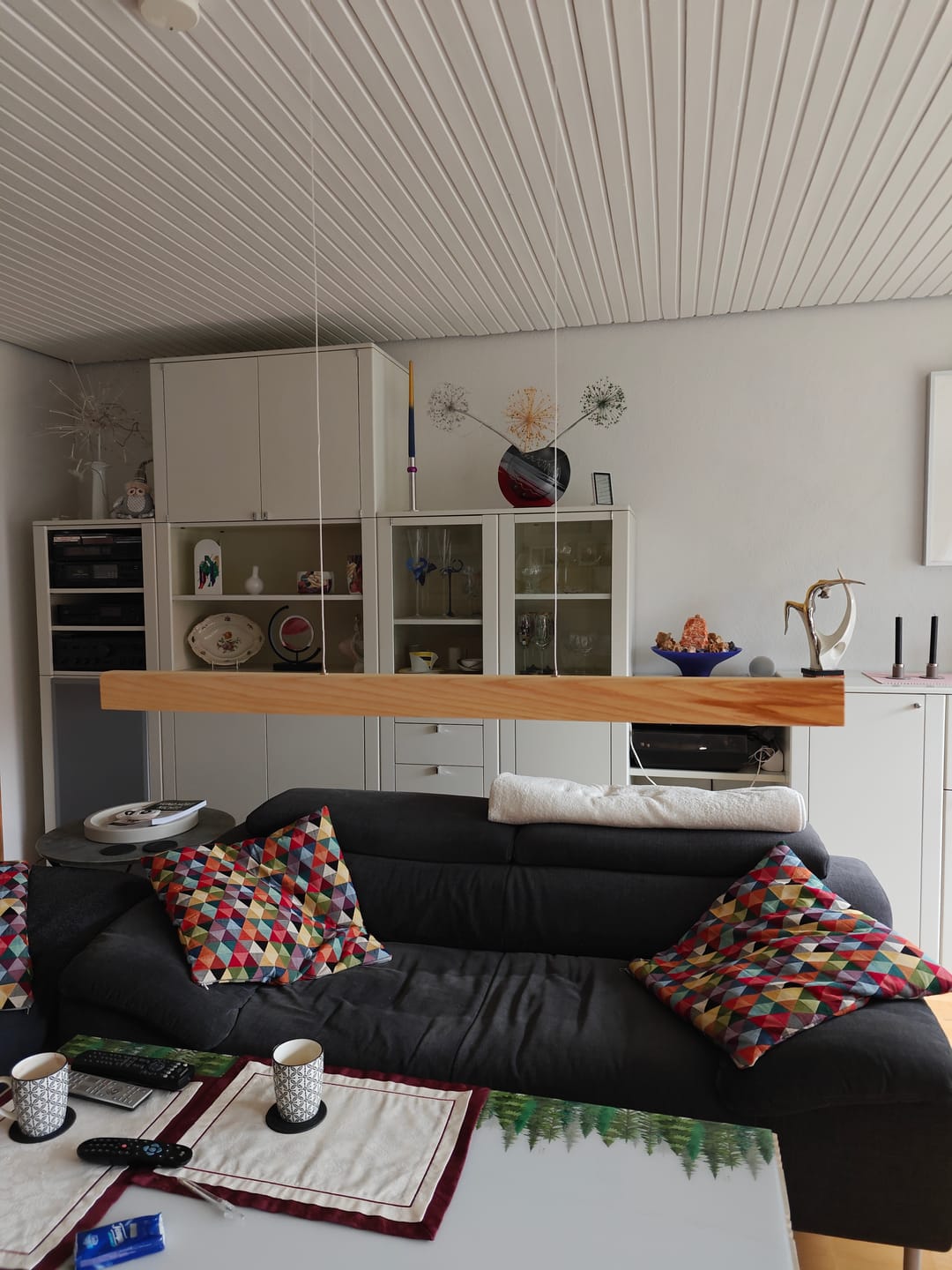 Customer photo review of Designer Pendelleuchte aus Massivholz, LED-Pendelleuchte - Tara