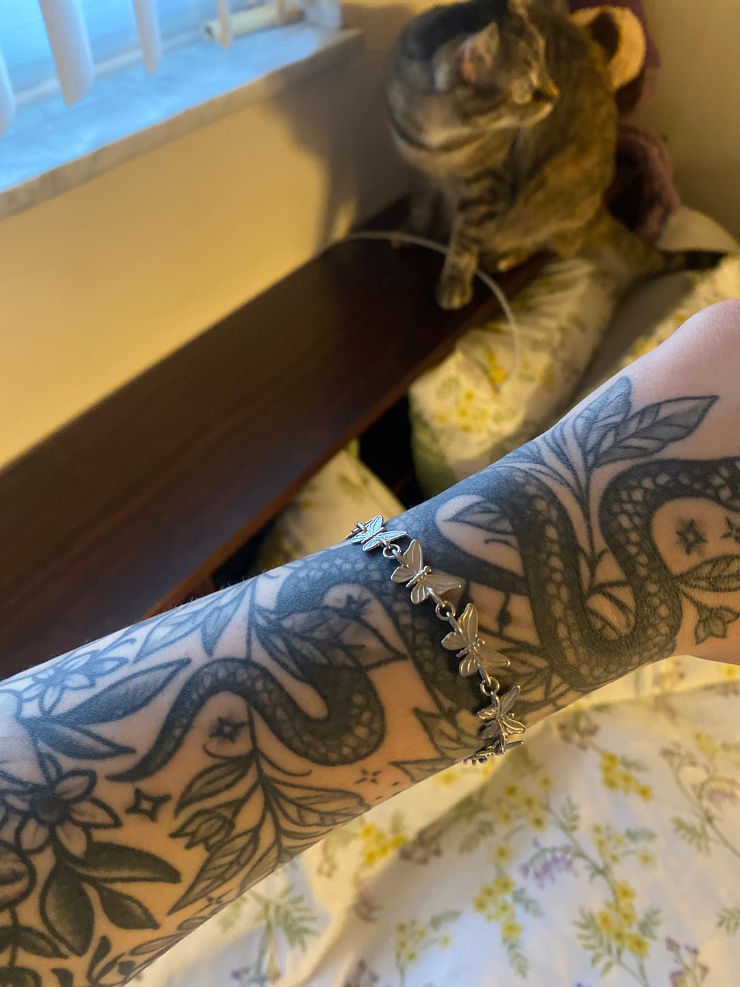 Customer photo review of BUTTERFLY BRACELET (ADJUSTABLE)
