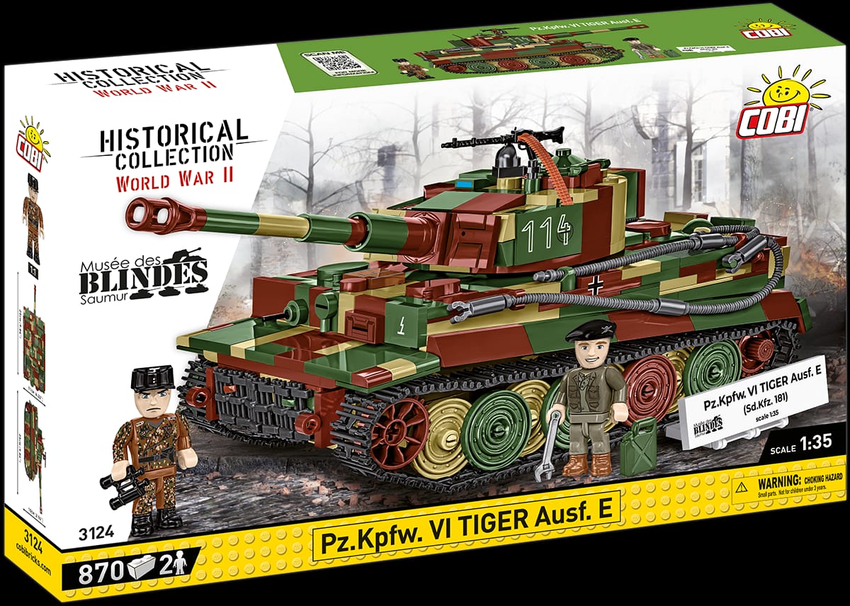 Customer photo review of COBI Pz.Kpfw. VI Tiger Ausf. E Tank : Set #3124