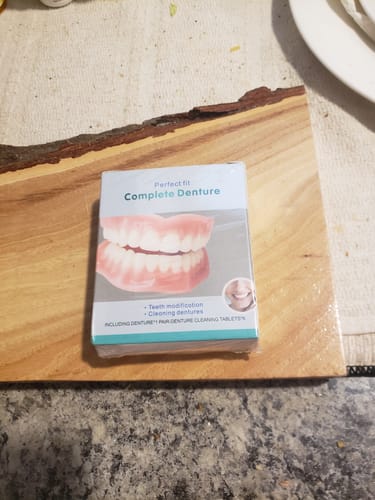 Customer photo review of 🦷  Fit Full Functional DenturesMake you more confident-Made in the USA & FDA-Certified