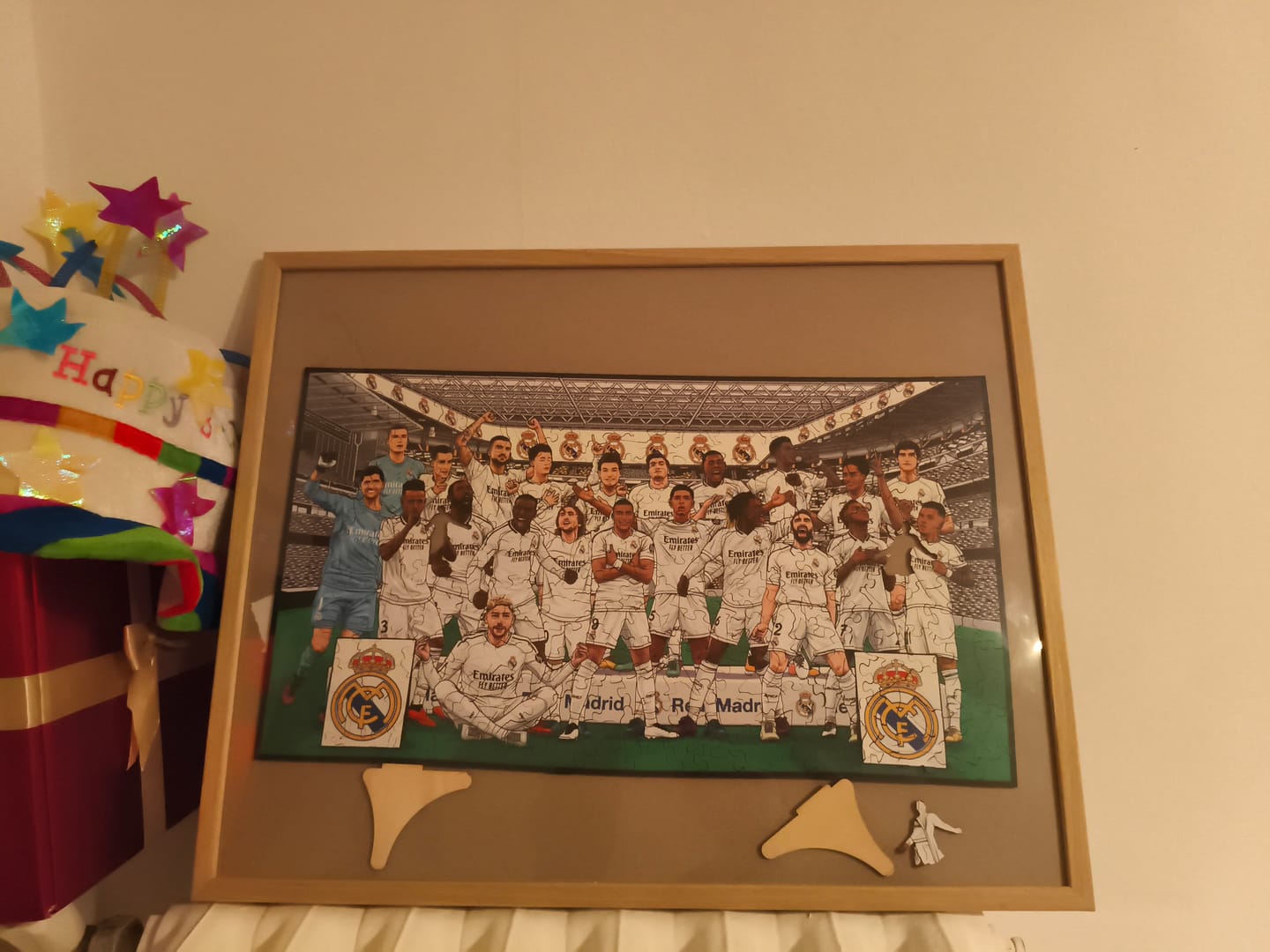 Customer photo review of Équipe du Real Madrid CF® - Puzzle en Bois