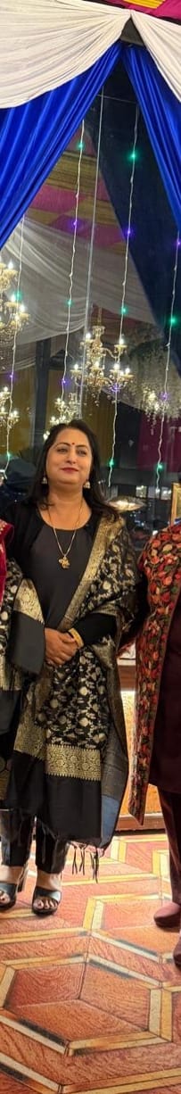 Customer photo review of Banarasi Soft Silk Unstitched Suit with Jaal Dupatta