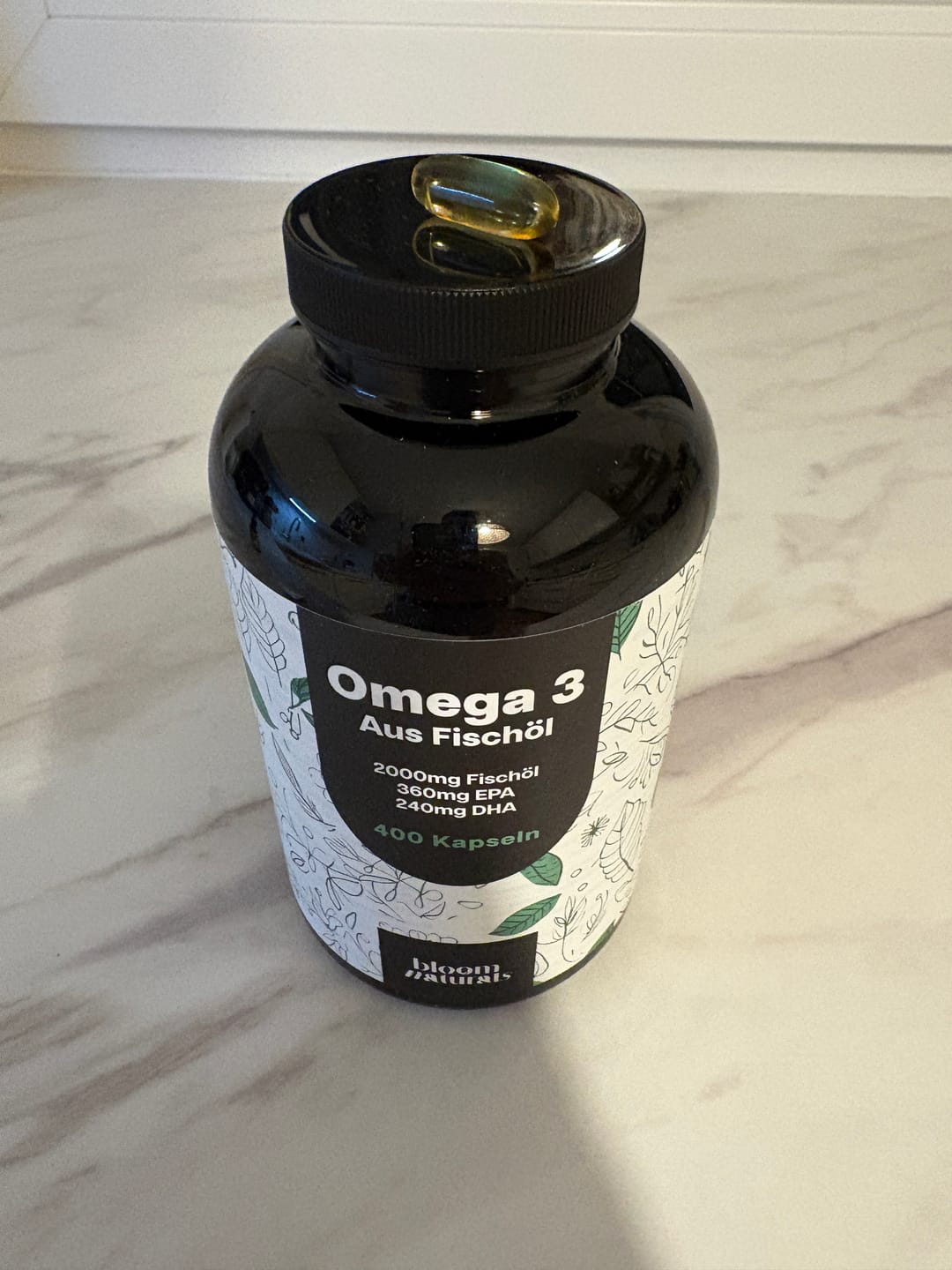 Customer photo review of Hochdosierte Omega 3 Kapseln 400 Stück - 2000mg Fischöl