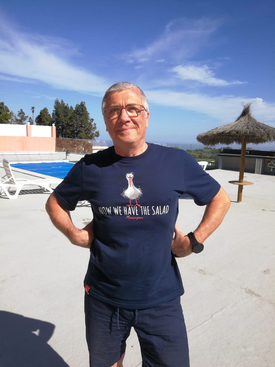 Customer photo review of Now we have the Salad · Unisex Premium Bio T-Shirt