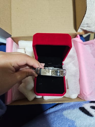 Customer photo review of Pulsera Steel Strap Personalizada