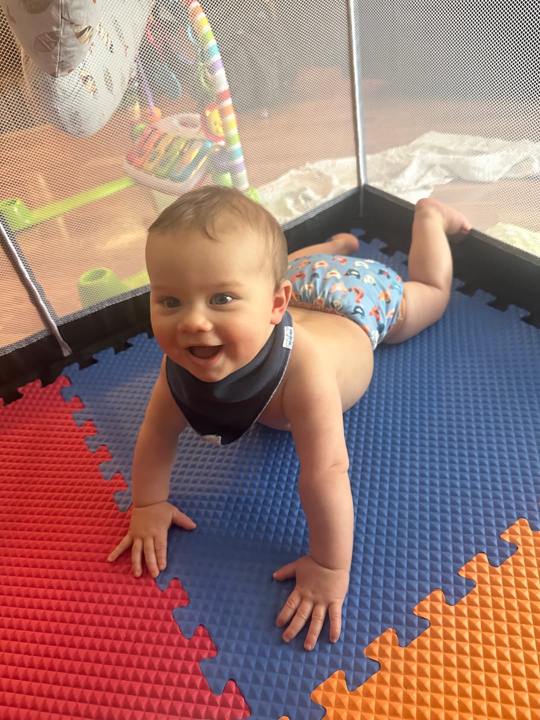 Customer photo review of One Size Cover Cloth Diaper