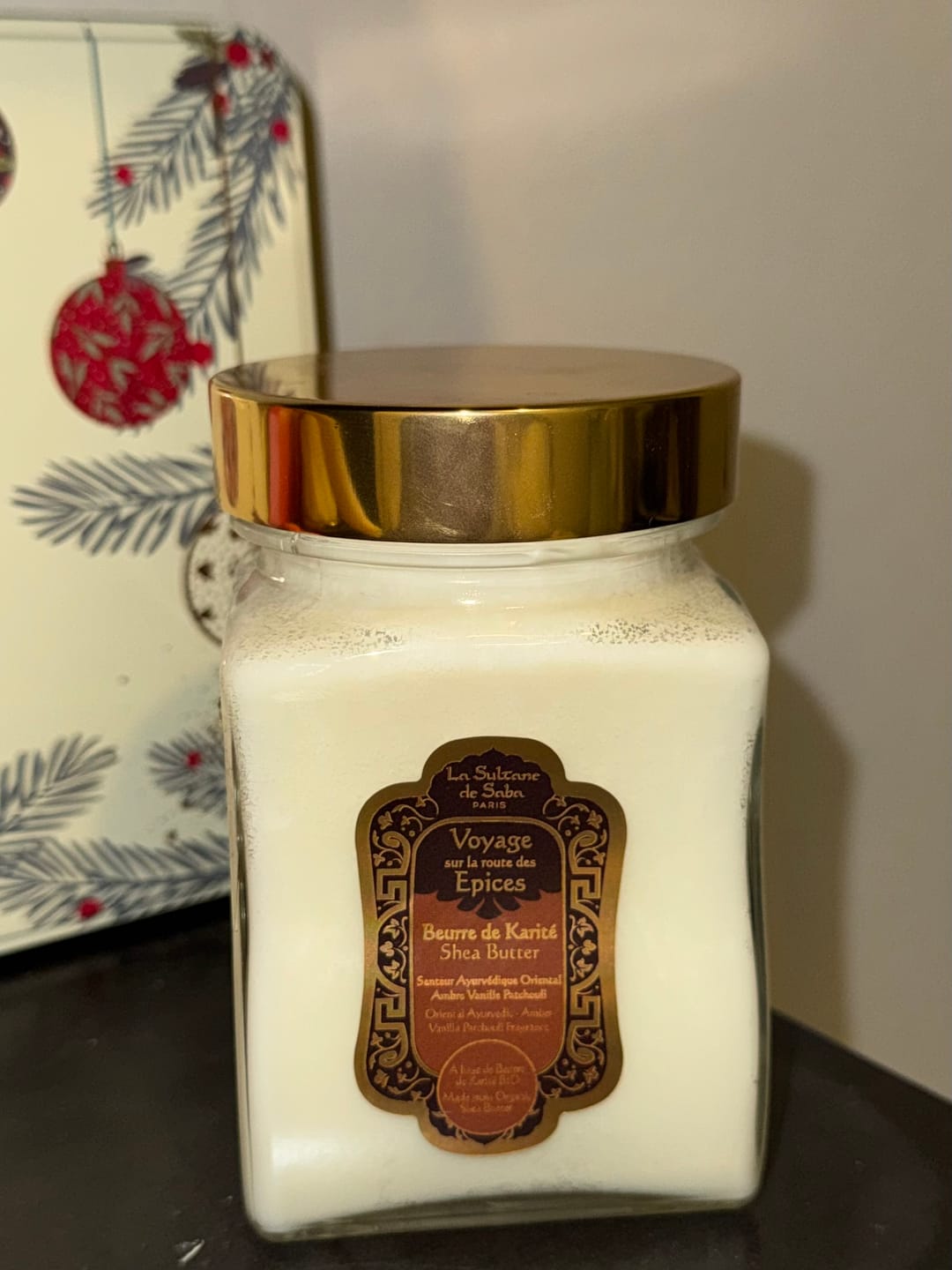 Customer photo review of Shea Butter - Ayurvedic Treatment - Amber Vanilla Patchouli Journey To The Spices Route