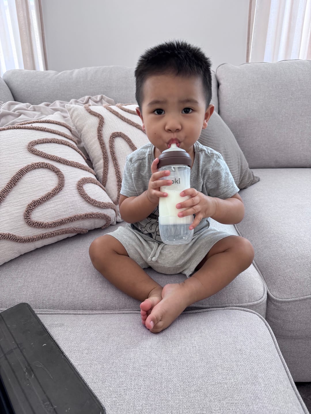 Customer photo review of Toddler Straw Cup (12M+) (Twin Pack)
