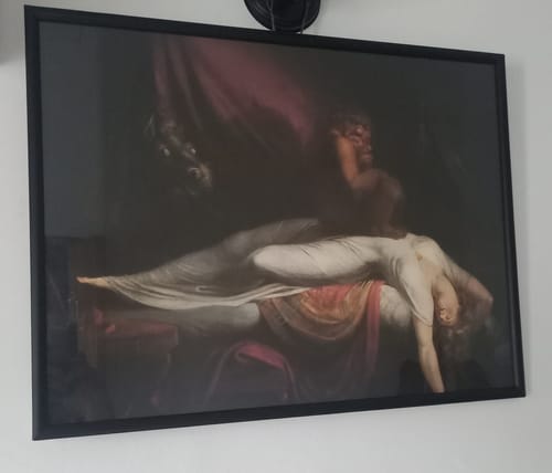 Customer photo review of The Nightmare | Henry Fuseli | 1781