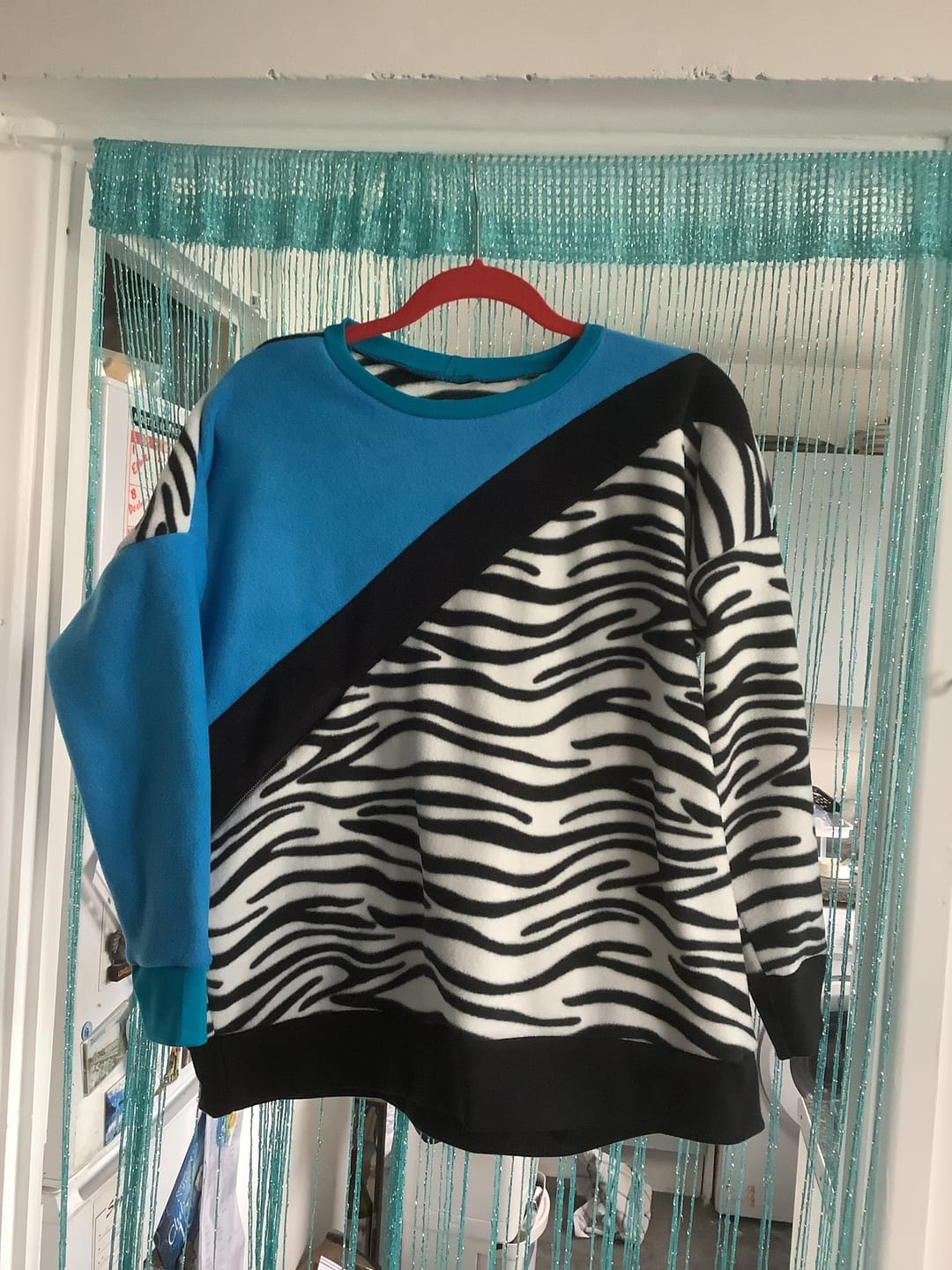 Customer photo review of Zebra Anti Pill Polar Fleece Fabric