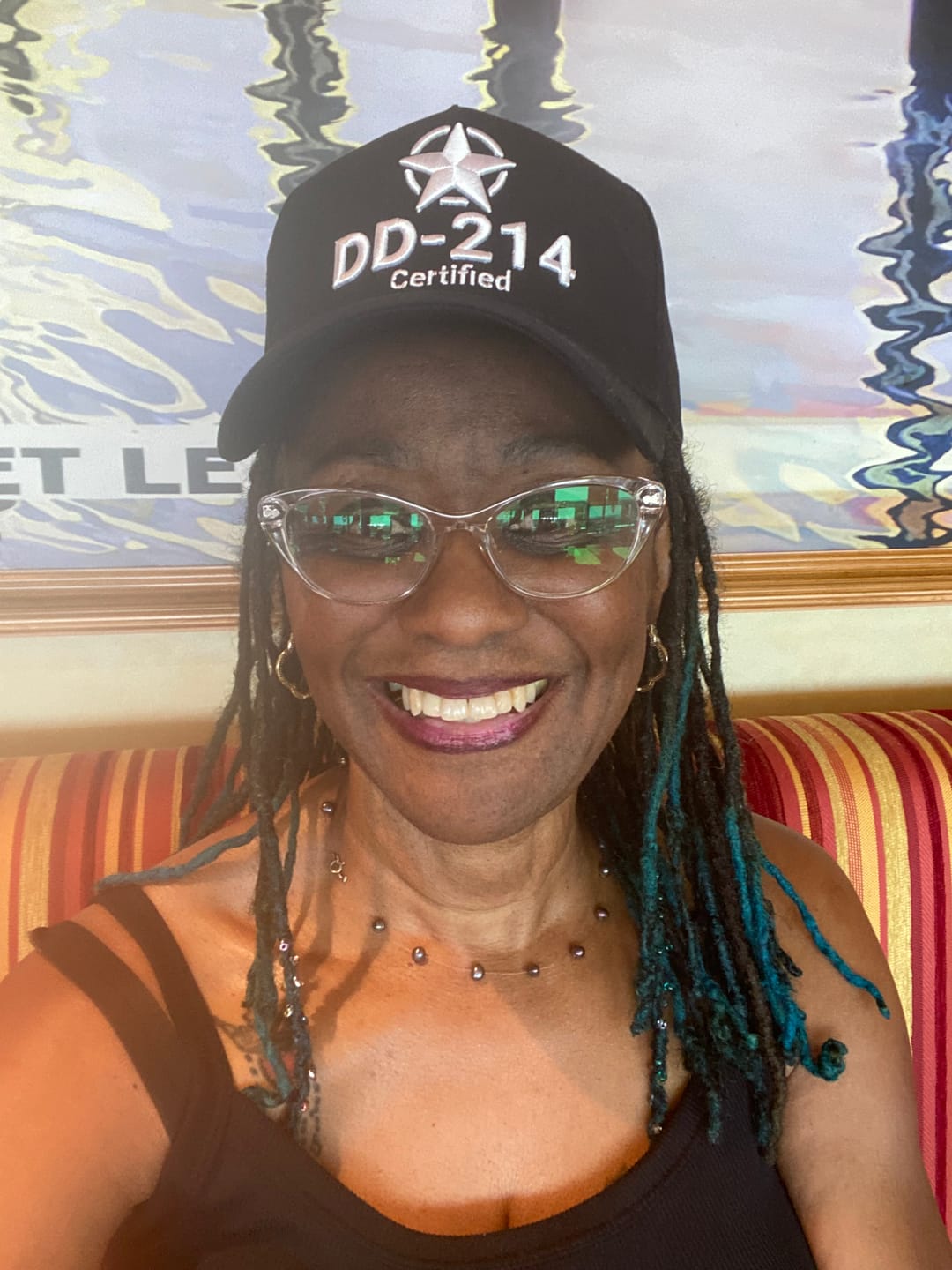 Customer photo review of Veterans Honor Snapback - (Black & White)