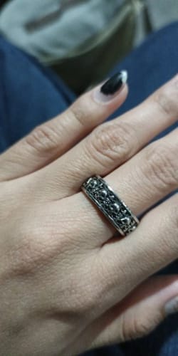 Customer photo review of 'SKULL' RING