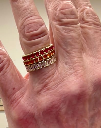 Customer photo review of Birthstone Ring