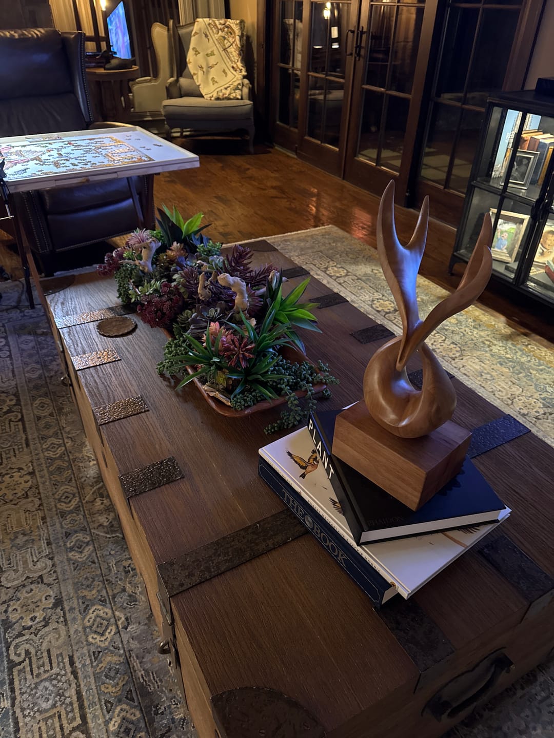 Customer photo review of Deer Wood Sculpture #WA134