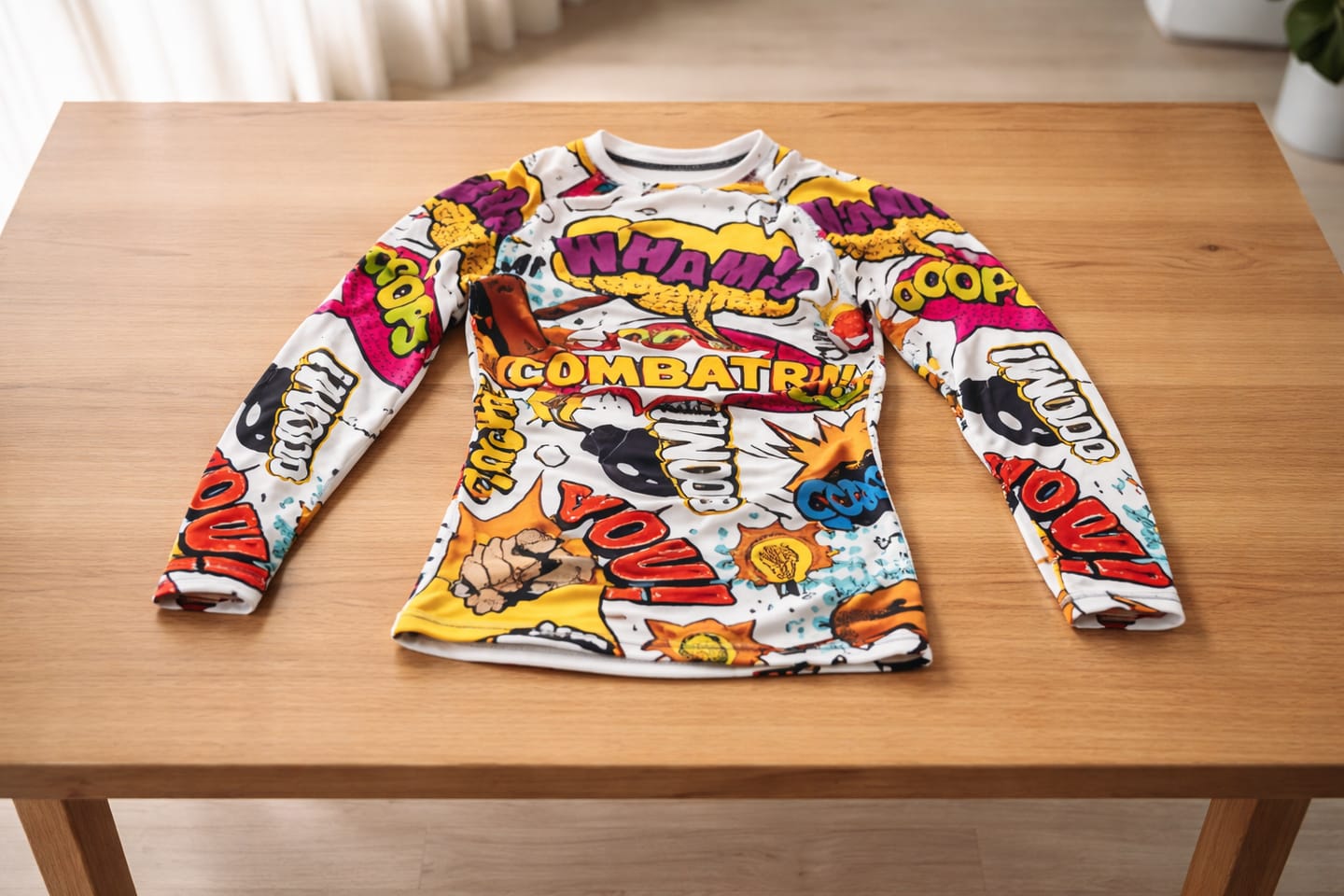 Customer photo review of Fight Pop Energy BJJ Rashguard