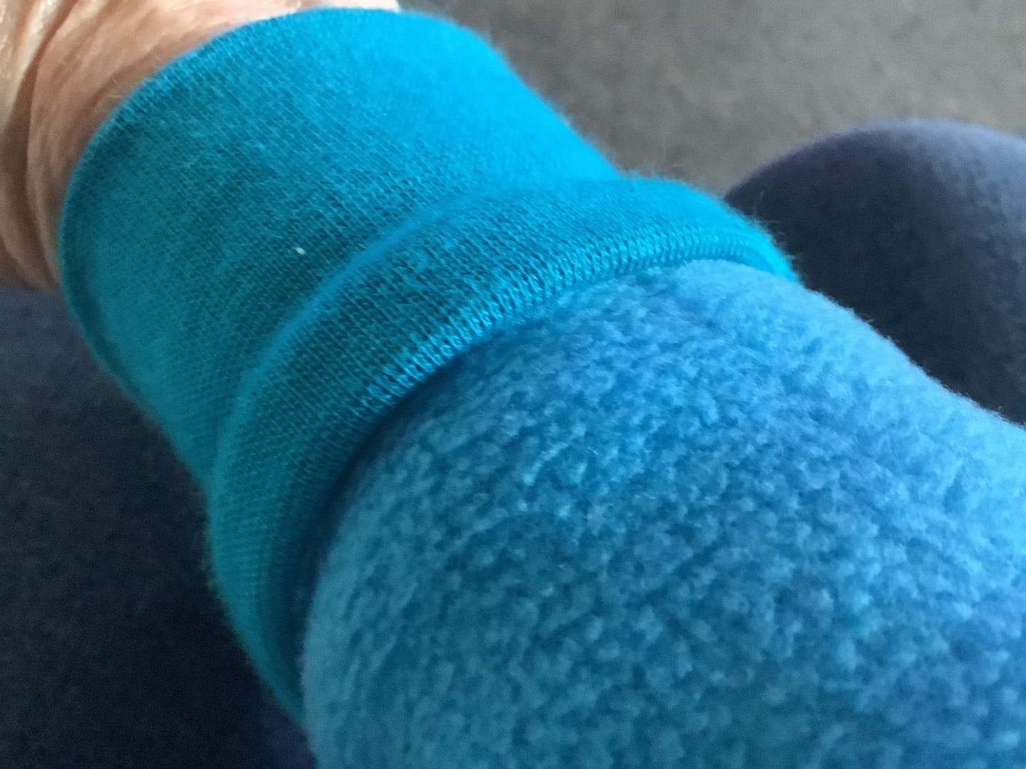 Customer photo review of Smooth Tubular Cuffing Fabric
