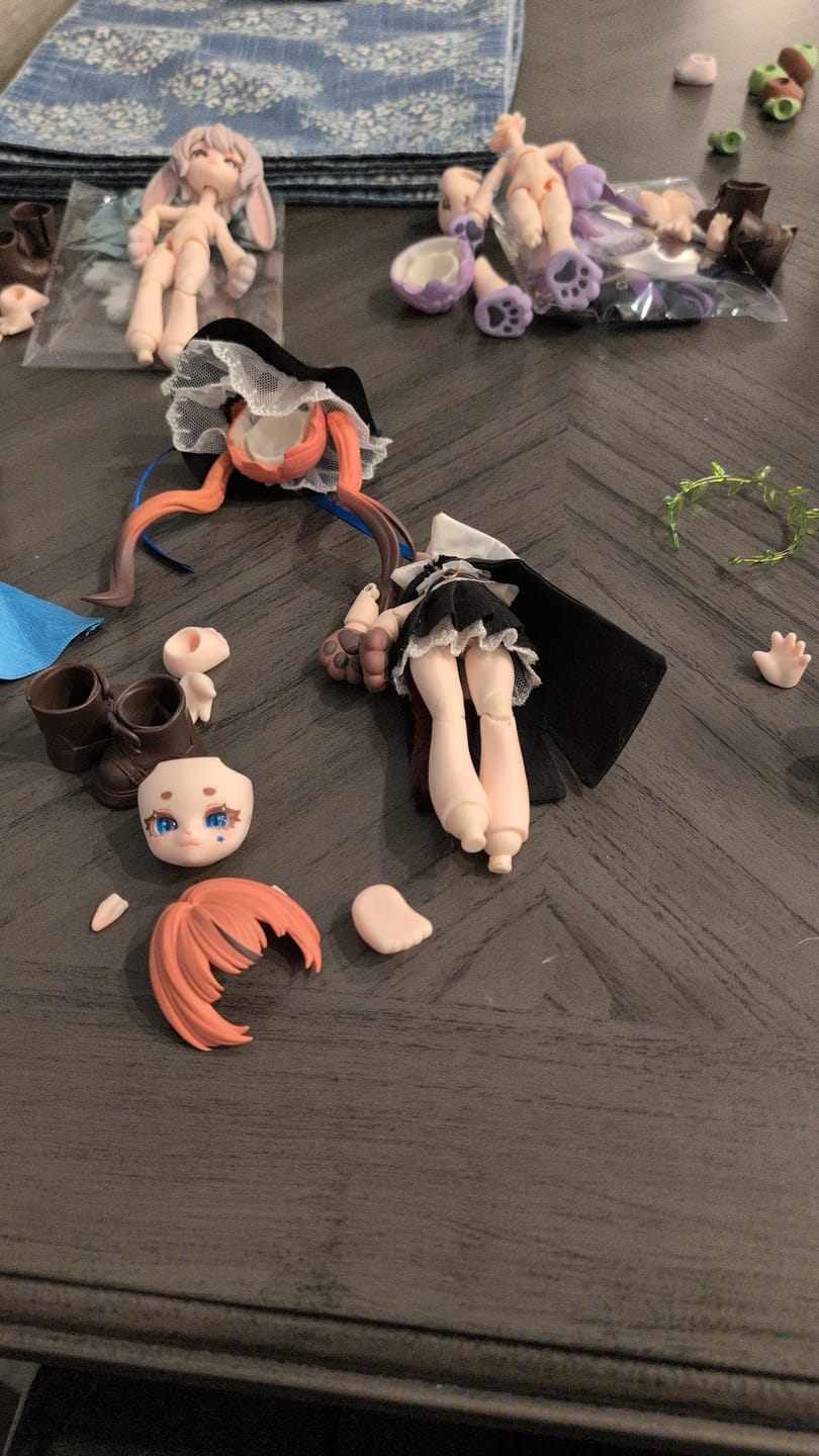 Customer photo review of For Moon Series 1/12 Action Figure MJD Blind Box