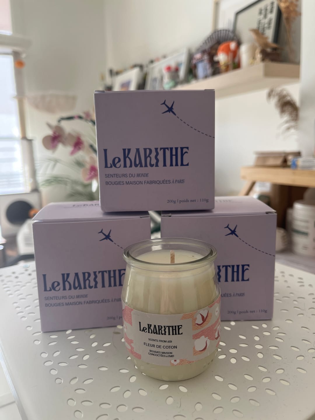 Customer photo review of Bougie Parfumée - Fleur de Coton