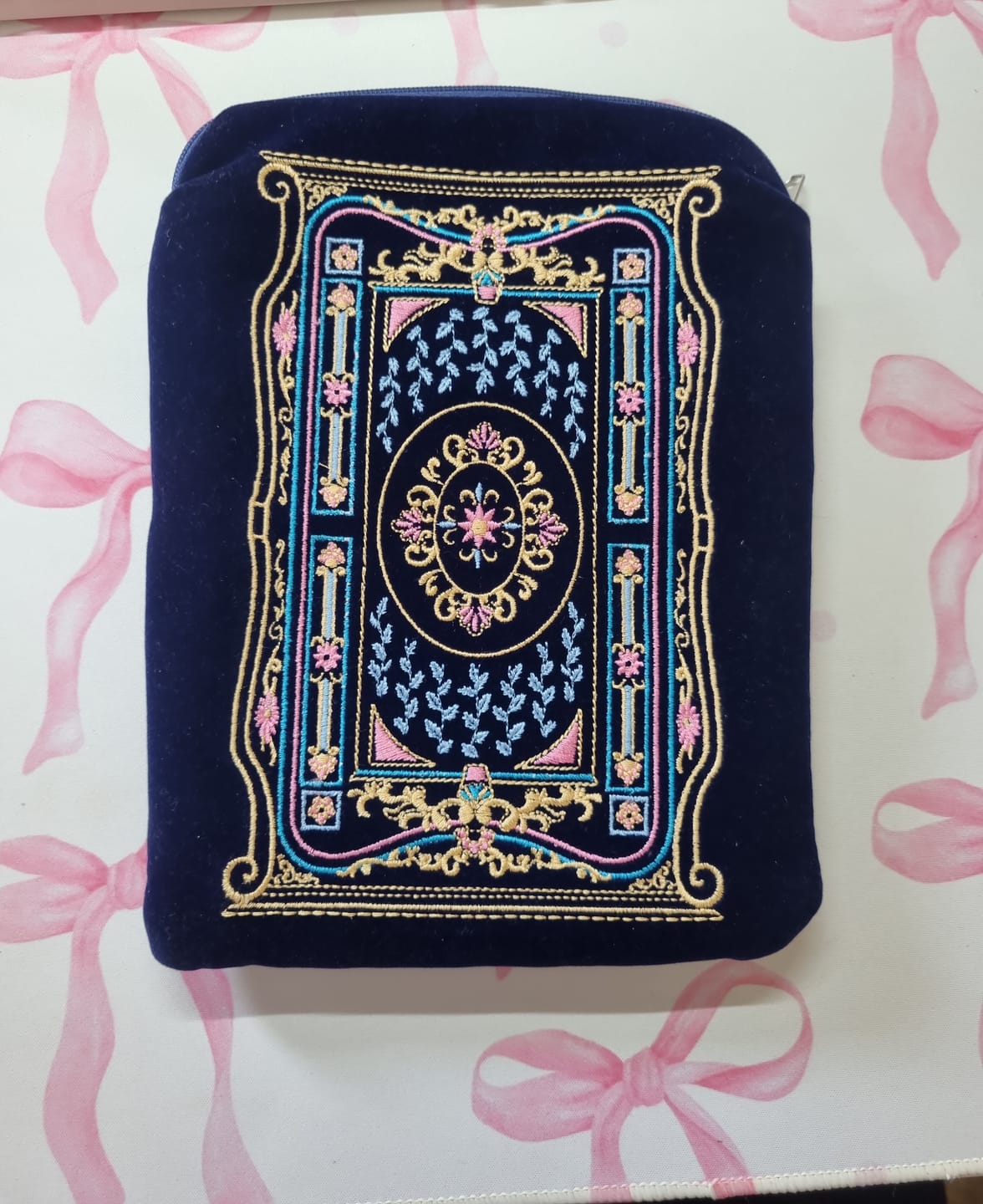 Customer photo review of Literati eReader Sleeve - Royal Blue