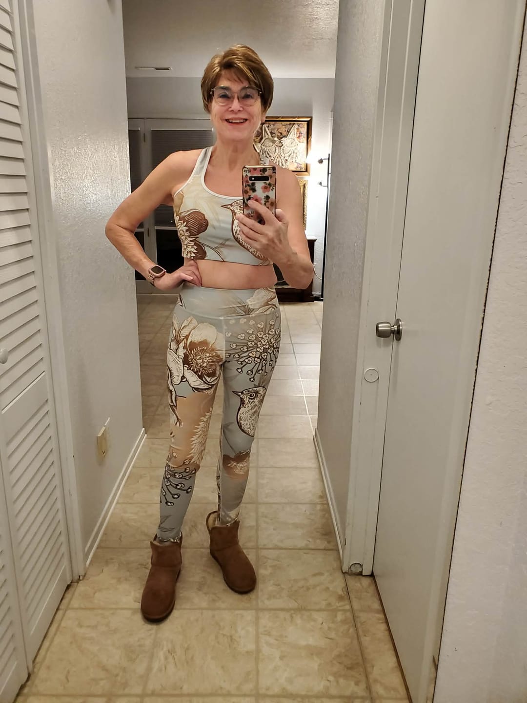 Customer photo review of Golden Garden Yoga Leggings