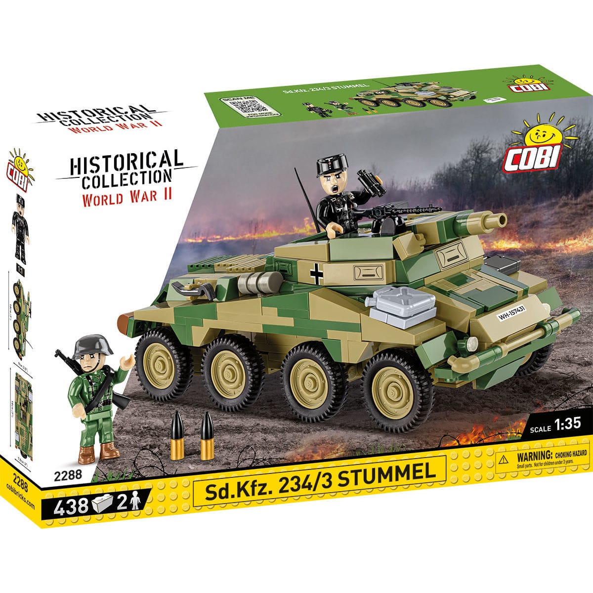Customer photo review of COBI Sd.Kfz. 234/3 Stummel Armored Vehicle : Set #2288