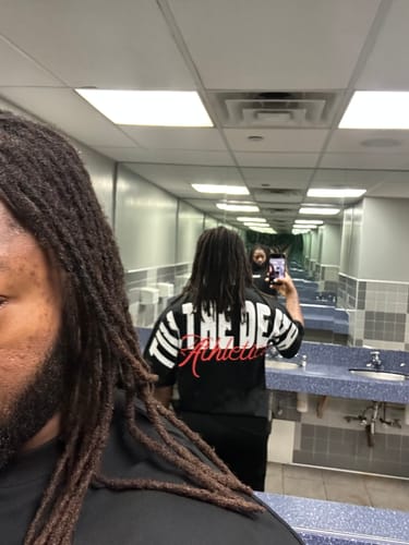 Customer photo review of MADE-TO-ORDER | Origins Oversized Tee