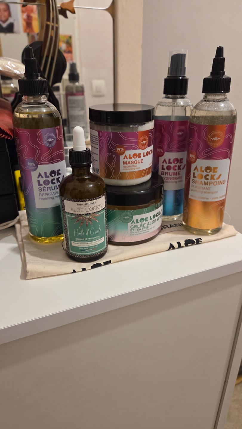 Customer photo review of Aloé Locks - PACK - Routine pour Locks