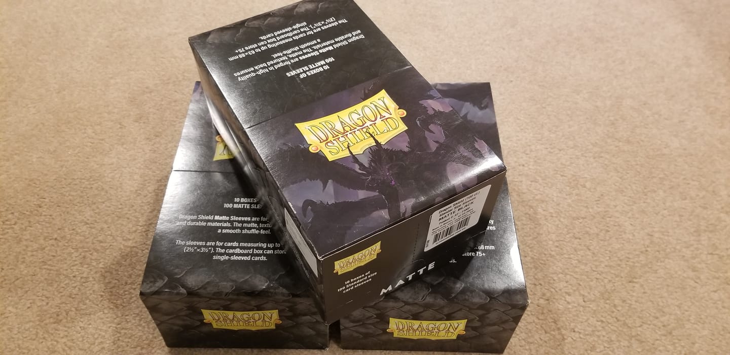 Customer photo review of Dragon Shield Display Case – Premium Card Storage & Protection
