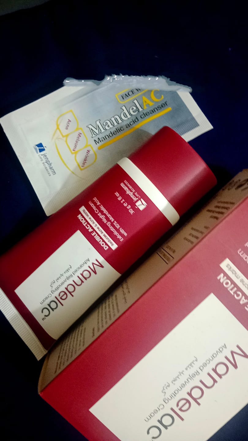 Customer photo review of MandelAC Cream