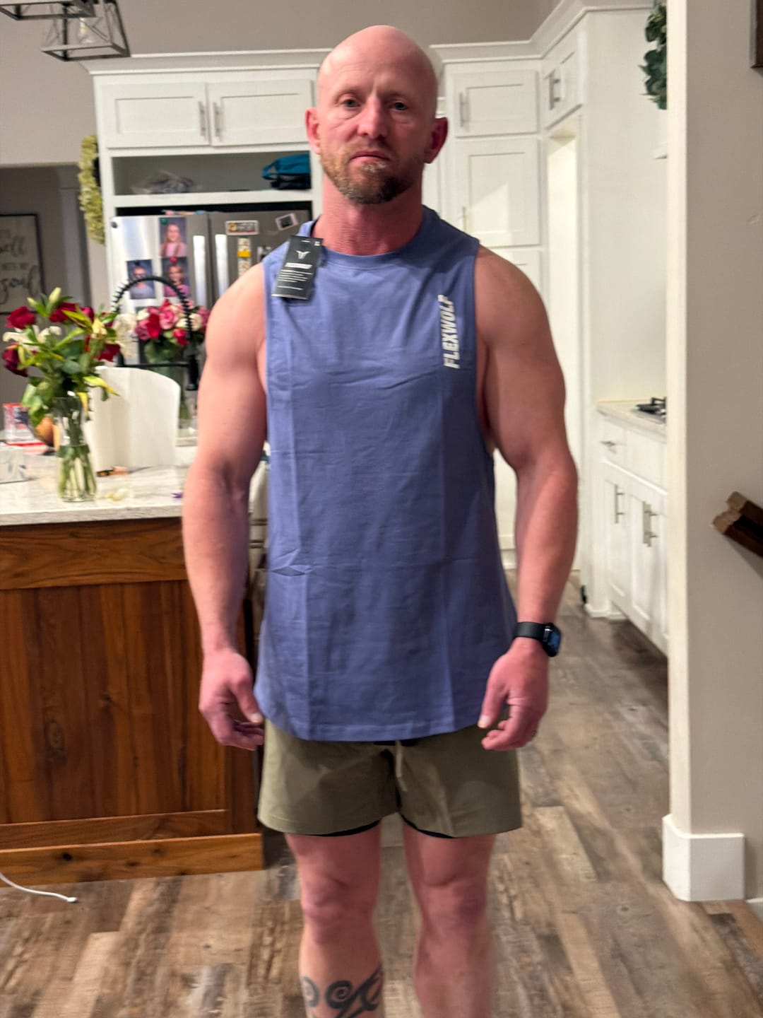 Customer photo review of Apex 2-in-1 Shorts 5"
