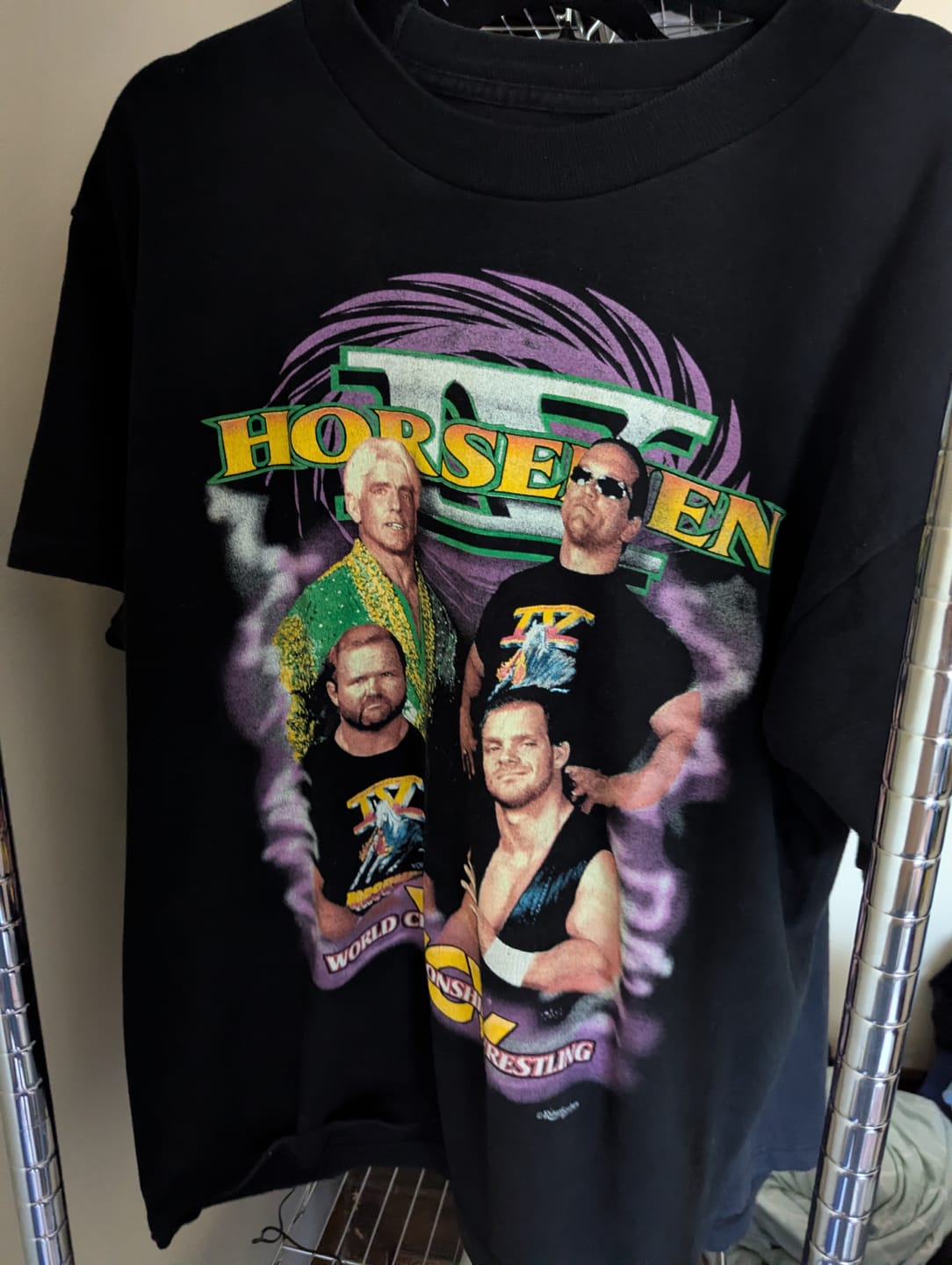 Customer photo review of Vintage 1998 Four Horsemen WCW Tee - XL