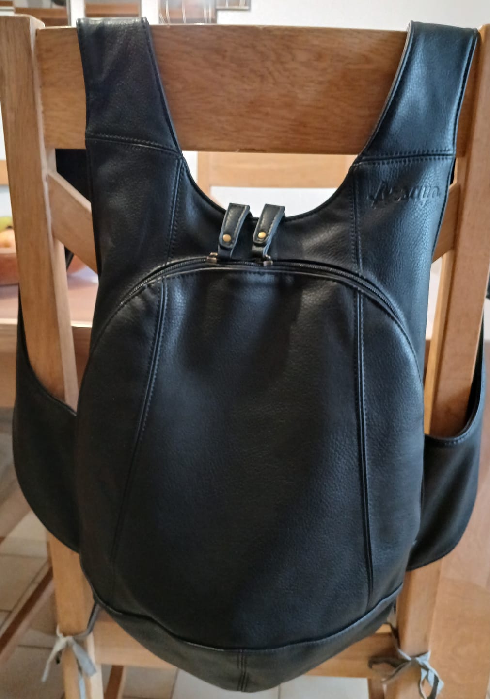 Customer photo review of Le sac à dos Vegan Original - Ergonomique et Antivol.
