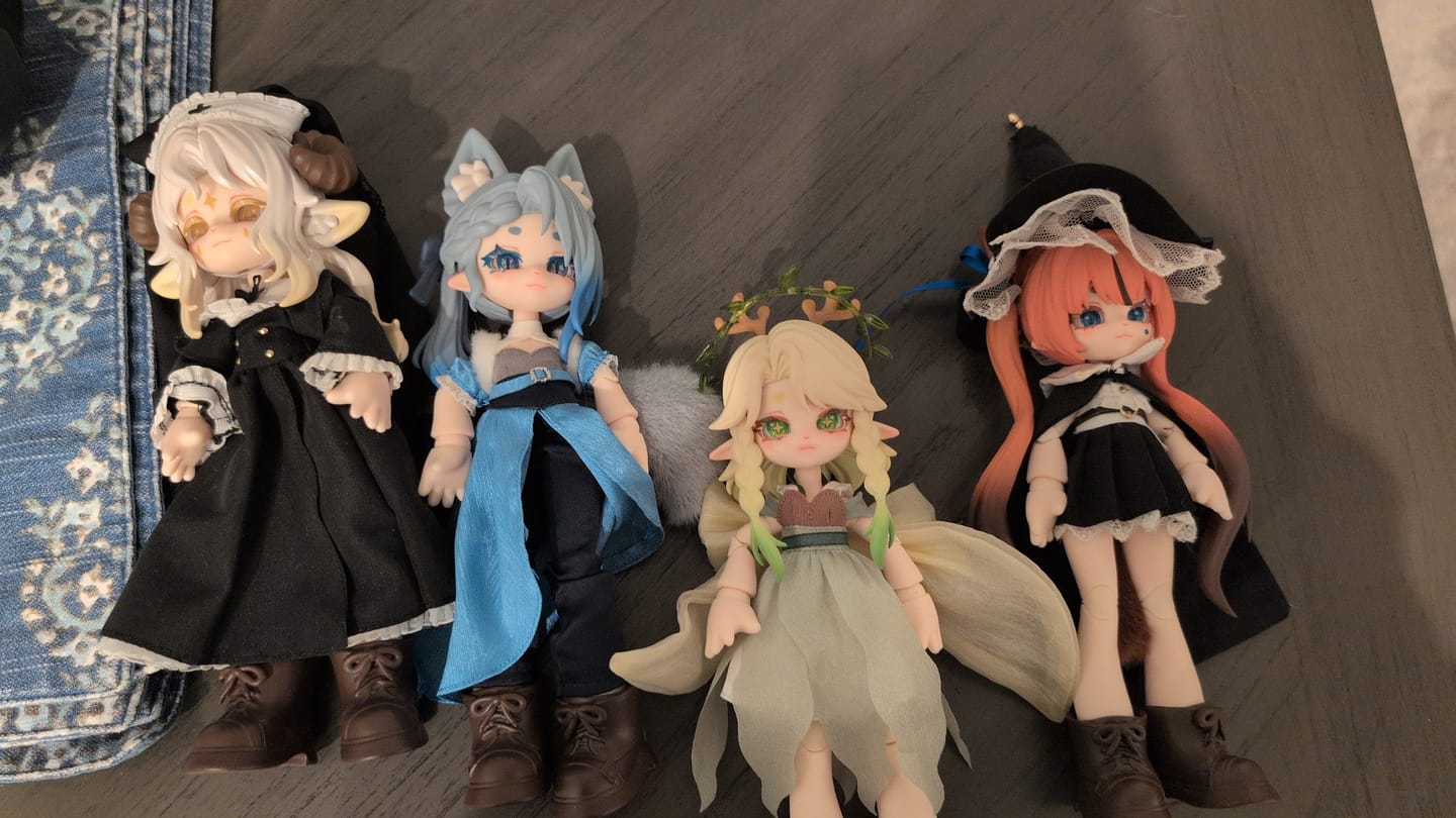 Customer photo review of For Moon Series 1/12 Action Figure MJD Blind Box