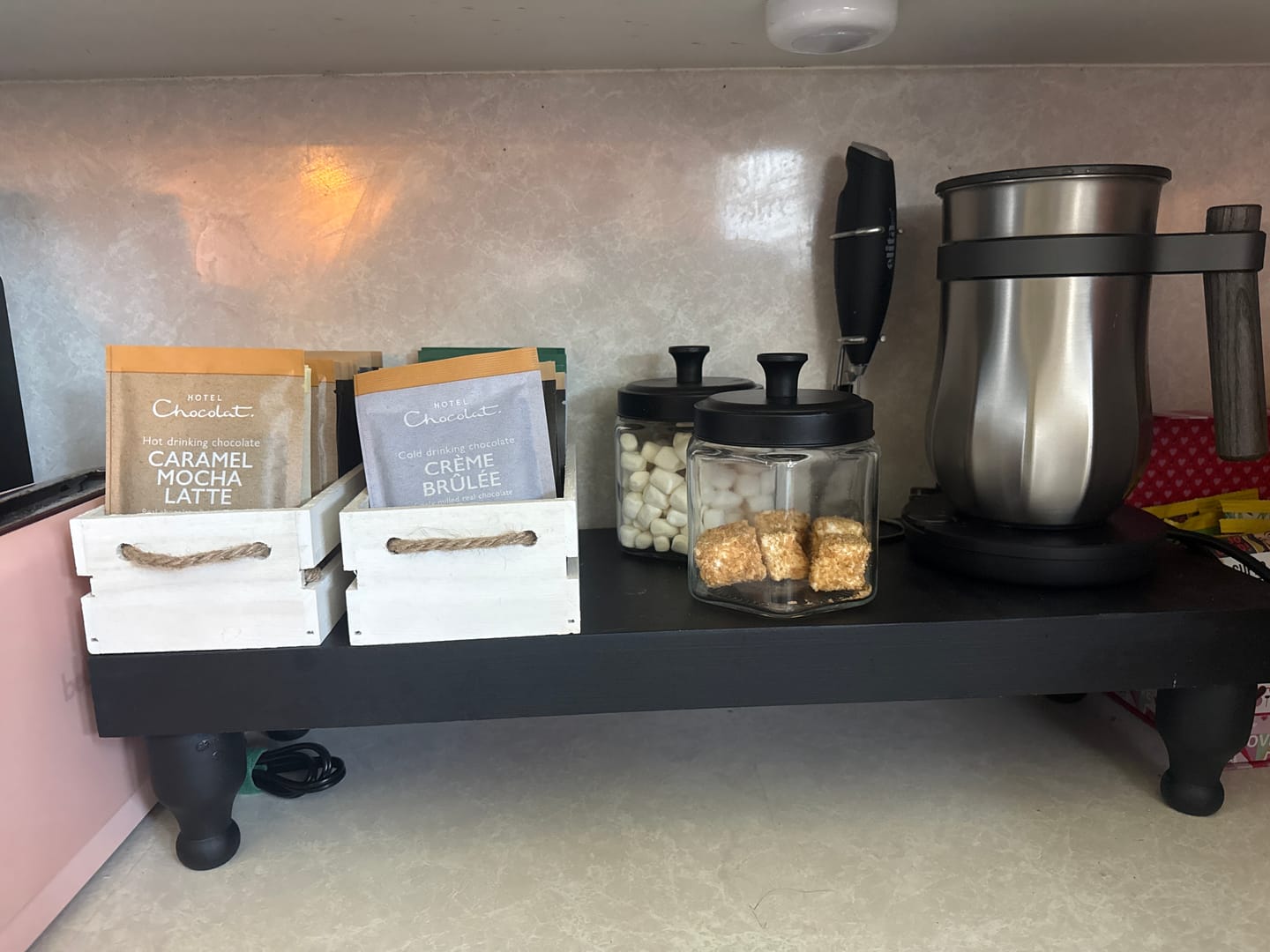 Customer photo review of Caramel Mocha Latte Hot Chocolate