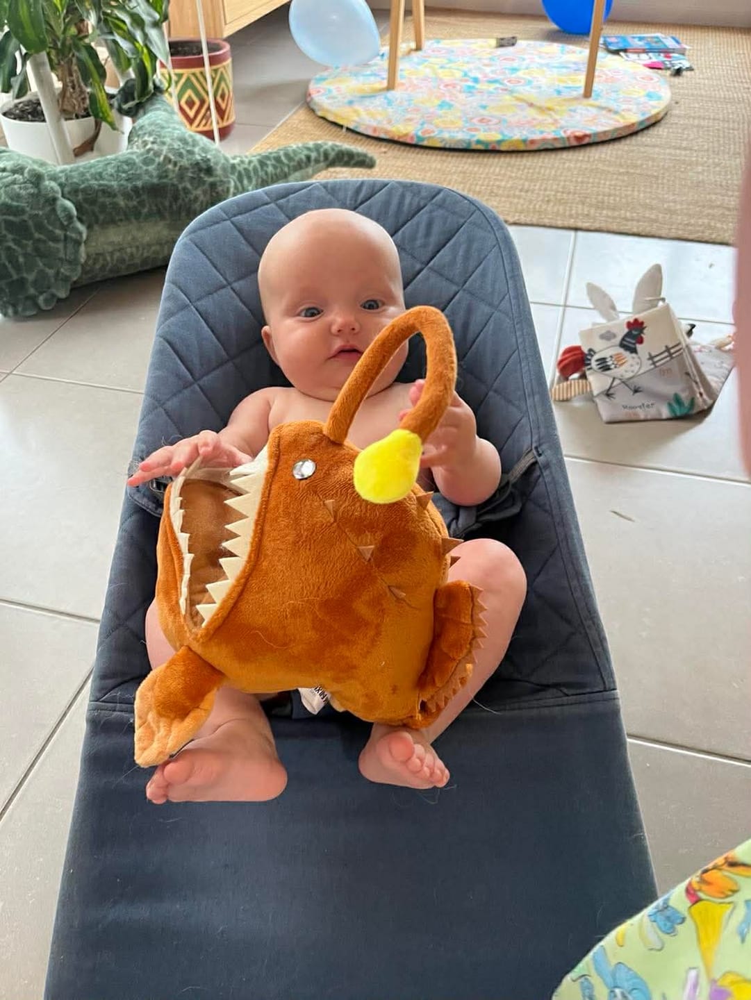 Customer photo review of Anglerfish Soft Stuffed Plush Toy