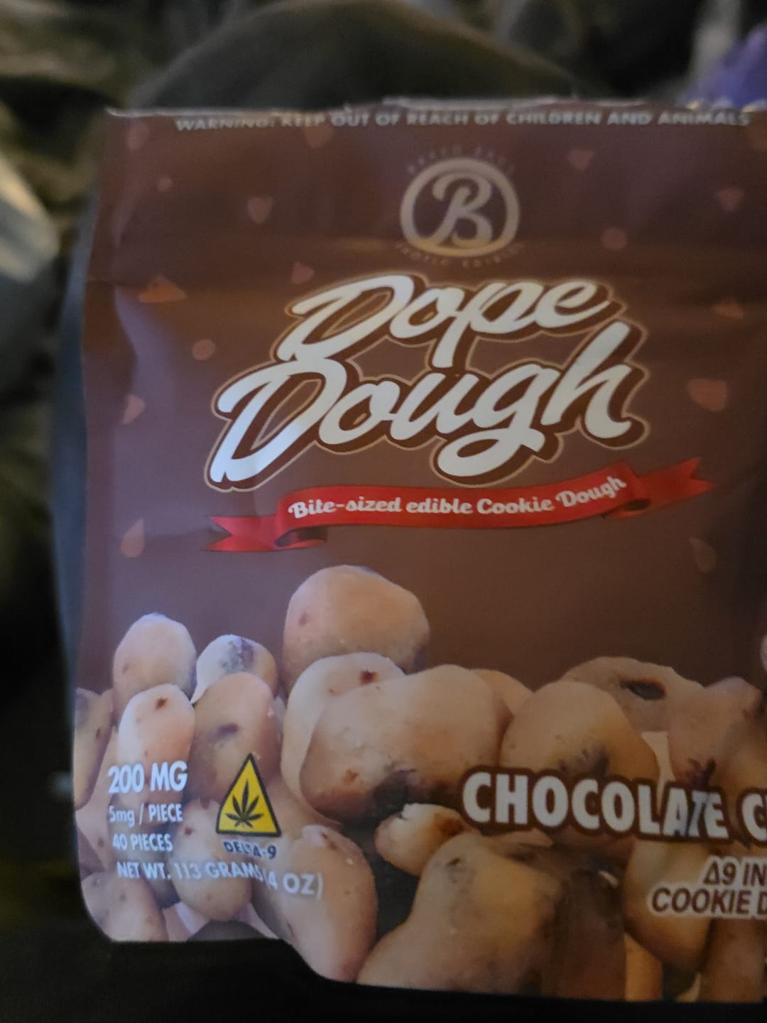 Customer photo review of DOPE DOUGH - CHOCOLATE CHIP